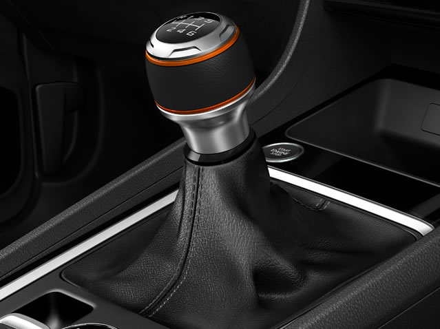 Samoa Orange 6sp off-road knob